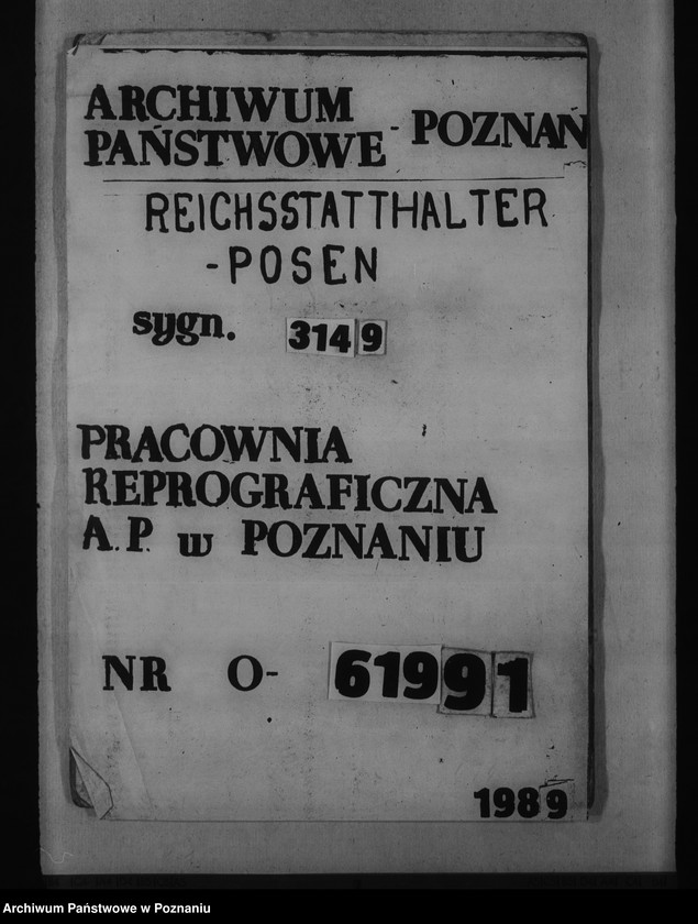 Obraz 1 z jednostki "Baupläne der Universitätsstadt Kornwerk - Posen"