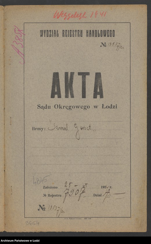 Obraz 2 z jednostki "Szmul Gerszt- sprzedaż manufaktury"