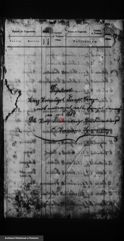 Obraz 3 z jednostki "Duplikat urodzonych, zaślubionych i zmarłych"