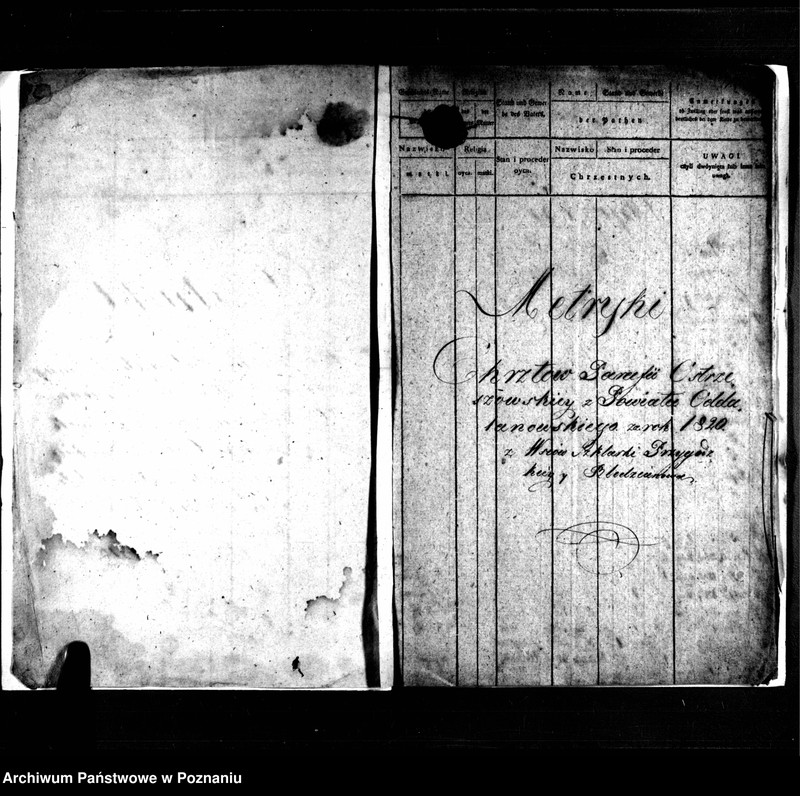 image.from.unit.number "Ekstrakt urodzonych, ślubów i zmarłych"