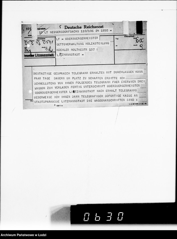 Obraz 13 z jednostki "[Korespondencja z firmą Otto Everwien w sprawie dostarczenia kojców dziecięcych]"