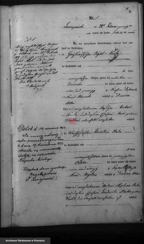 image.from.unit.number "Księga małżeństw"