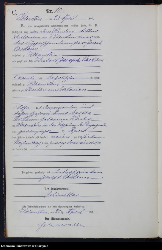 image.from.unit.number "Sterbe-Neben-Register Nr 1 - 58"