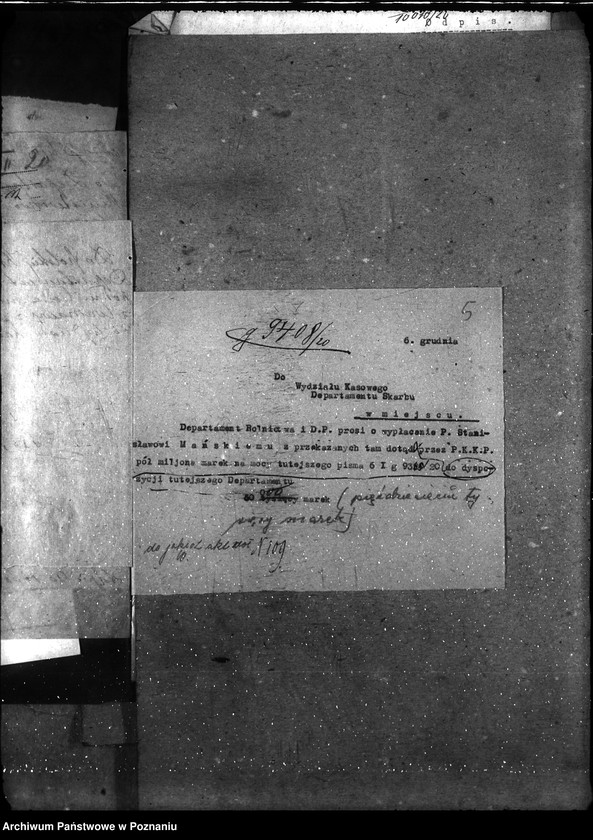 Obraz 9 z jednostki "Sprawy gospodarcze-ogólne Obstalunki na polecenia z Warszawy"