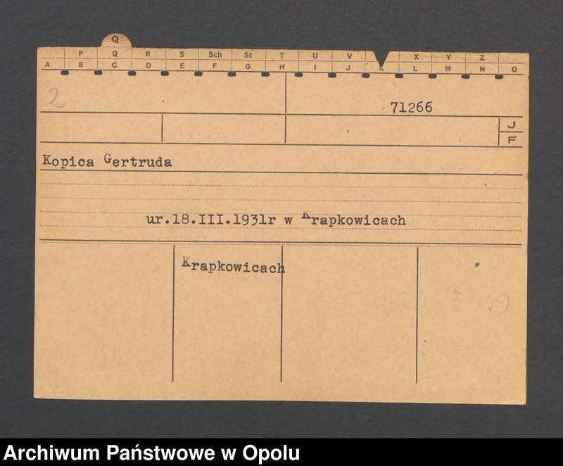 Obraz 4 z jednostki "[Saborowski Martha, ur. 18.7.1872 Ruptau]"