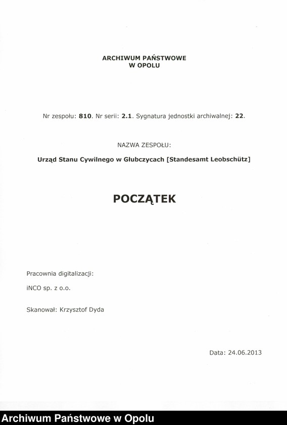 image.from.unit.number "[Urząd Stanu Cywilnego w Głubczycach. Ksiega urodzeń za rok 1889]"