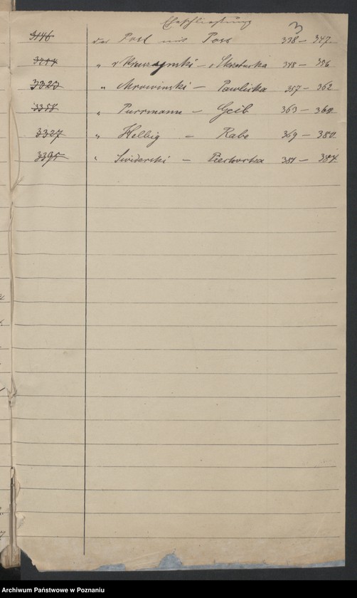 Obraz 5 z jednostki "Die von den Verlobten beigebrachten Urkunden zur Eheschliessung pro 1878"