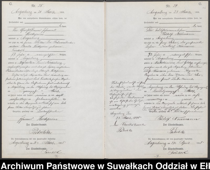 image.from.unit.number "Sterbe-Neben-Register des Preussischen Standes-Amtes Angerburg Kreis Angerburg"