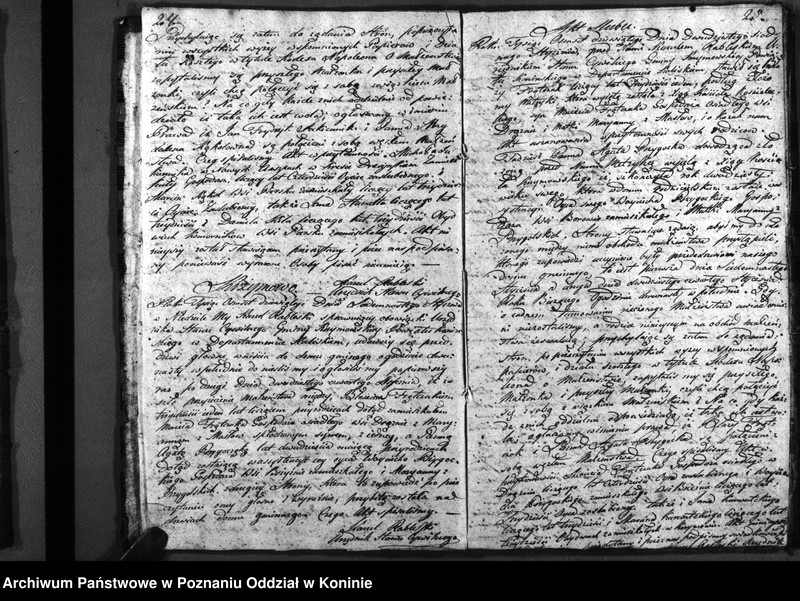 Obraz 16 z jednostki "Akta urodzonych, zaślubionych i zmarłych"