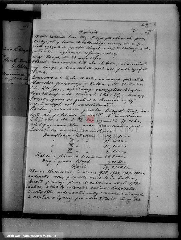 Obraz 11 z jednostki "Majątek Kuszyn powiat kaliski /sprawy leśne/"