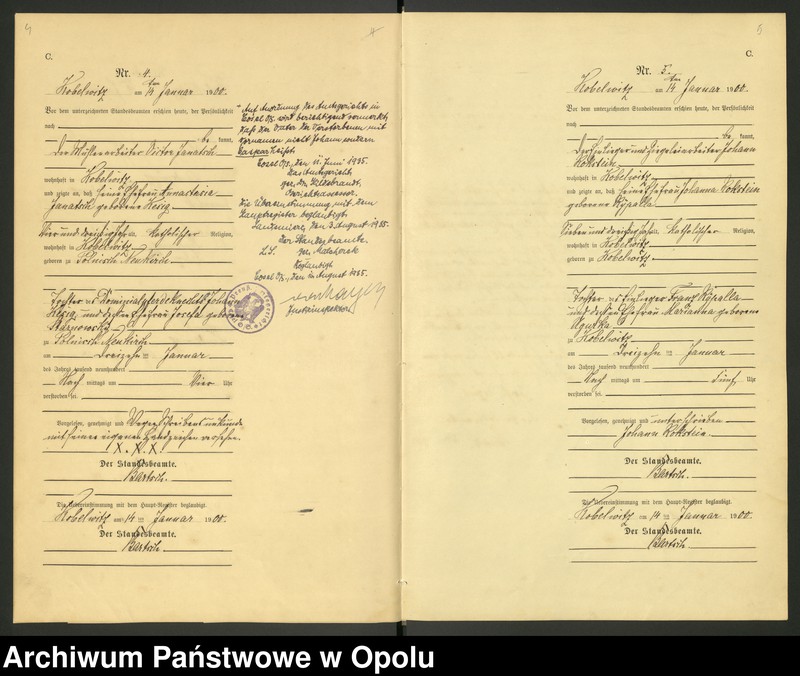 image.from.unit.number "Urząd Stanu Cywilnego Kobylice Księga zgonów rok 1900-03"