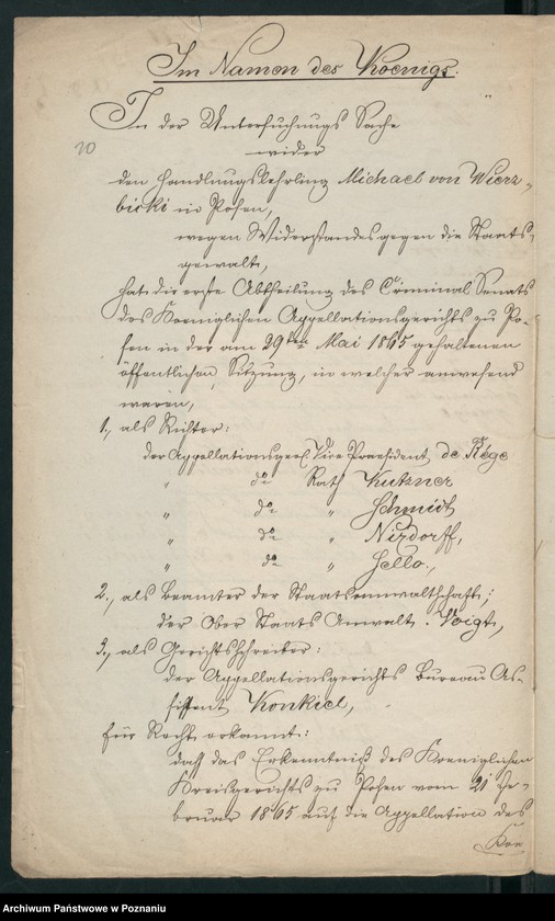 Obraz 13 z jednostki "A. betr. den Michael von Wierzbicki"