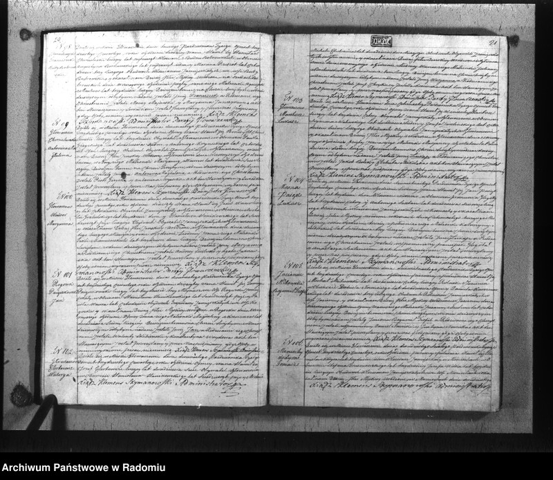 image.from.unit.number "Duplikat akt religijno cywilnych parafii Głowaczów na rok 1834"