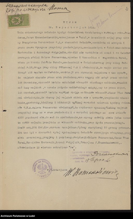 Obraz 4 z jednostki "Szlama Poznersohn – sprzedaż szali i chustek"