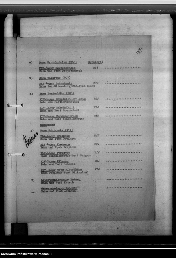 Obraz 14 z jednostki "K L V - Lager. Fortlaufende Liste"