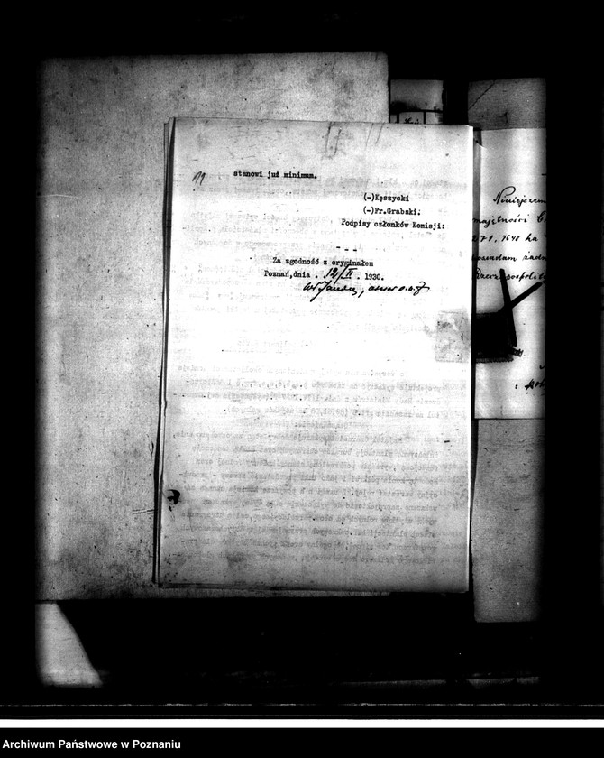 Obraz 16 z jednostki "Majątek Czarnotul powiatu mogileńskiego wyłączenie z art.. 4 i 5 ustawy o wykonaniu reformy rolnej Apolinary Bartz"