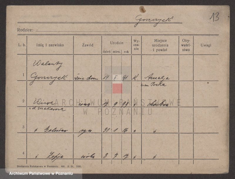 Obraz 15 z jednostki "Gosz - Geźniczak"