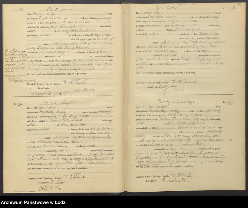 Obraz 12 z jednostki "Akta zgonów"