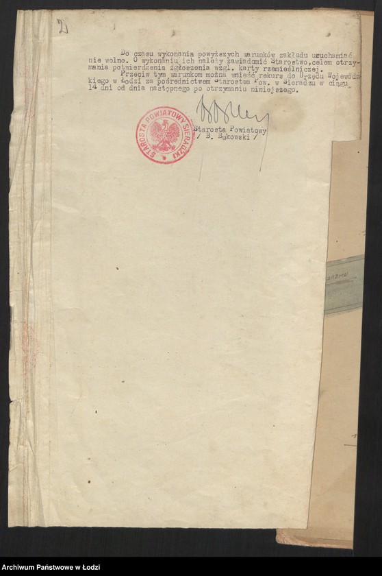 Obraz 4 z jednostki "Plan na urządzenie piekarni należącej do panów: Kubiaka Adama, Kowalczyka Jana i Pawłowskiego Antoniego w domu stanowiącym własność Józefa Kowalczyka we wsi Zygry gmina Krokocice, powiat Sieradzki"