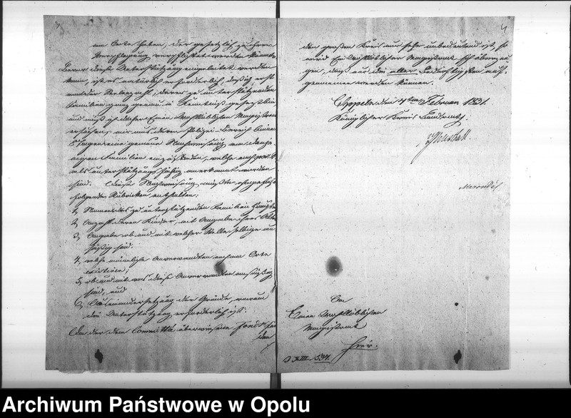 Obraz 7 z jednostki "Acta des Magistrats zu Oppeln betreffend die aus Staatsfonds mit Geld, Salz und Kartoffeln unterstützten Armen"