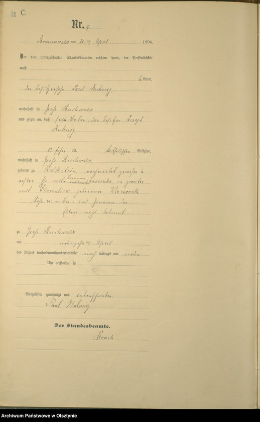 image.from.unit.number "Sterbe-Haupt-Register Nr 1 - 52"