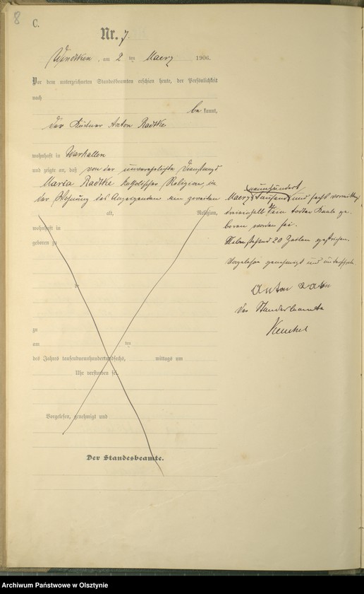 image.from.unit.number "Sterbe-Haupt-Register Nr 1 - 40"