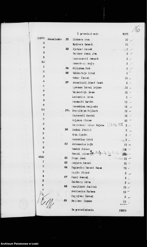 Obraz 20 z jednostki "Rejestr poborczy"