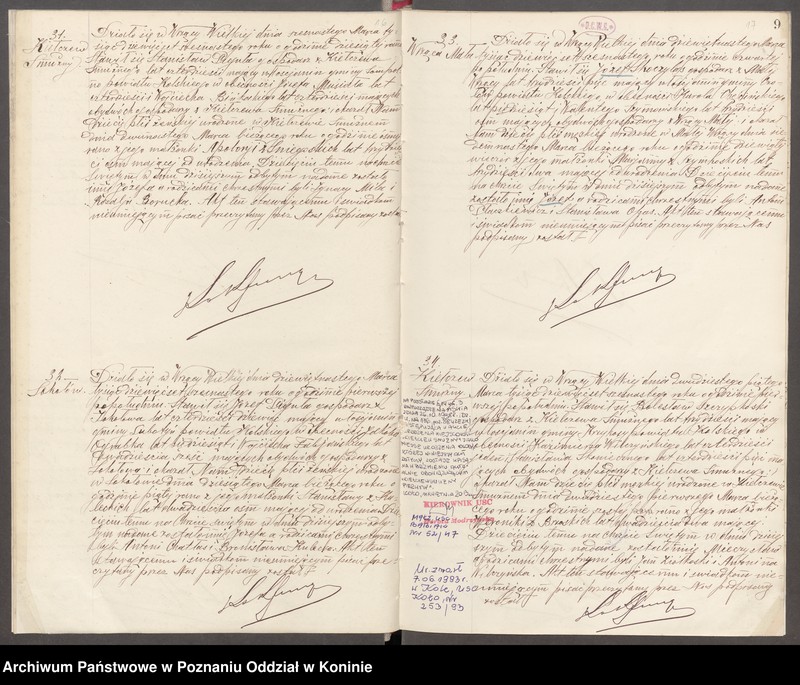 Obraz 11 z jednostki "Księga akt urodzeń, małżeństw, zgonów za 1916 rok"