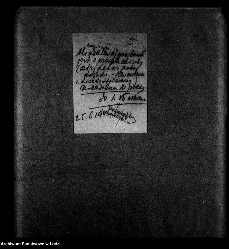 Obraz 8 z jednostki "Papiererzeugnisse-Abteilung [Zasiłki chorobowe dla pracowników wydziału, listy pracowników, zaświadczenia lekarskie]"