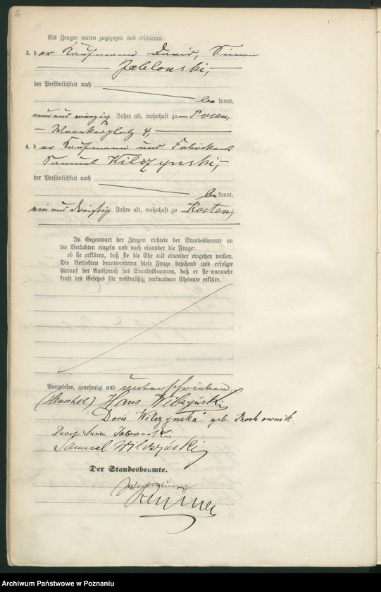 Obraz 19 z jednostki "Księga małżeństw t. II"