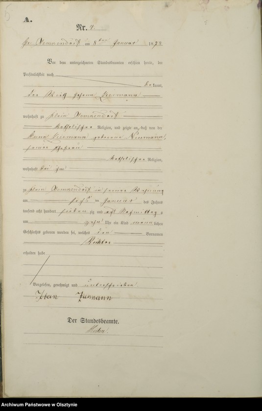 image.from.unit.number "Geburts-Haupt-Register Nr 1 - 132"