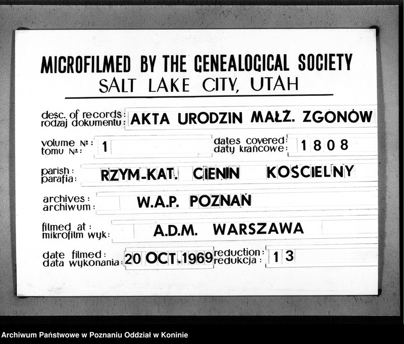image.from.team "Akta stanu cywilnego Parafii Rzymskokatolickiej Cienin Kościelny (powiat słupecki)"