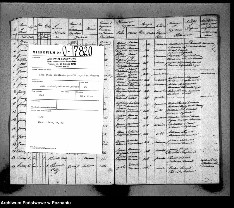Obraz 3 z jednostki "Duplicat baptisatorum, copulatorum, mortuorum"