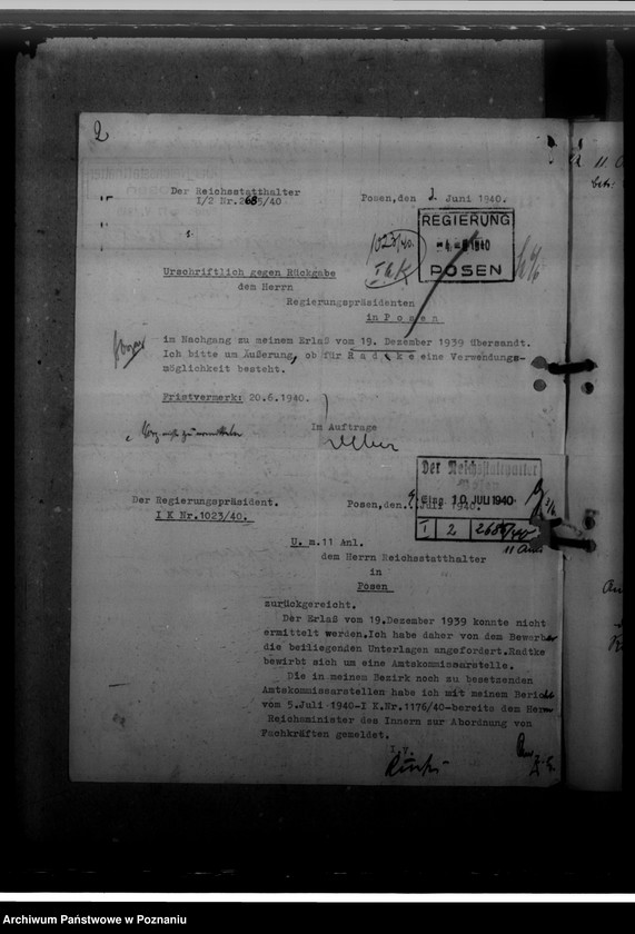 Obraz 6 z jednostki "Bewerbungen um Anstellung im Beamtendienst"