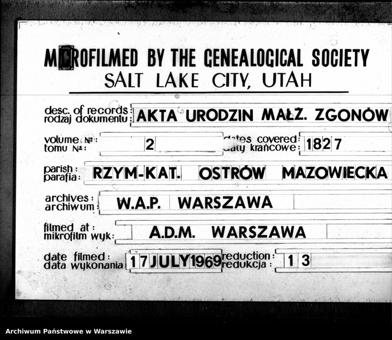 image.from.unit.number "Akta urodzeń, małżeństw i zgonów"