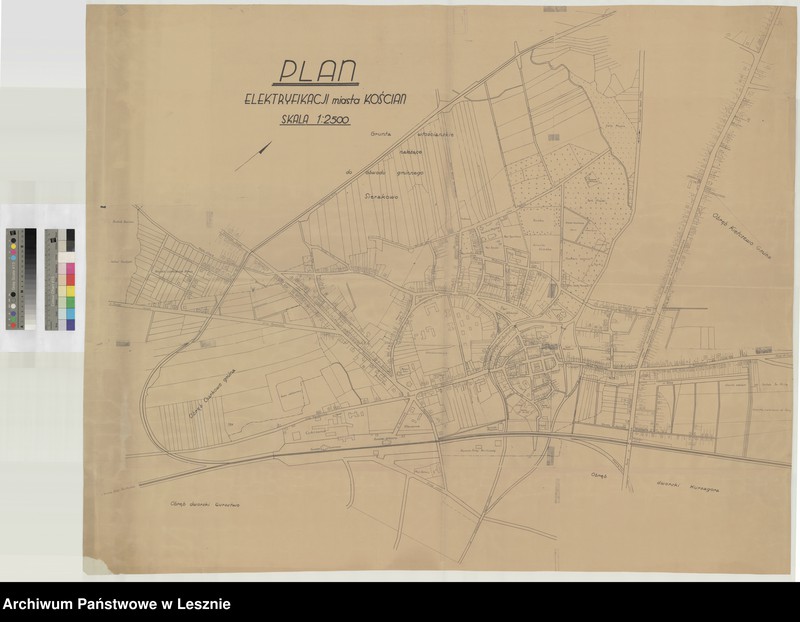 Obraz 1 z jednostki "Kościan. Plan elektryfikacji Kościana"