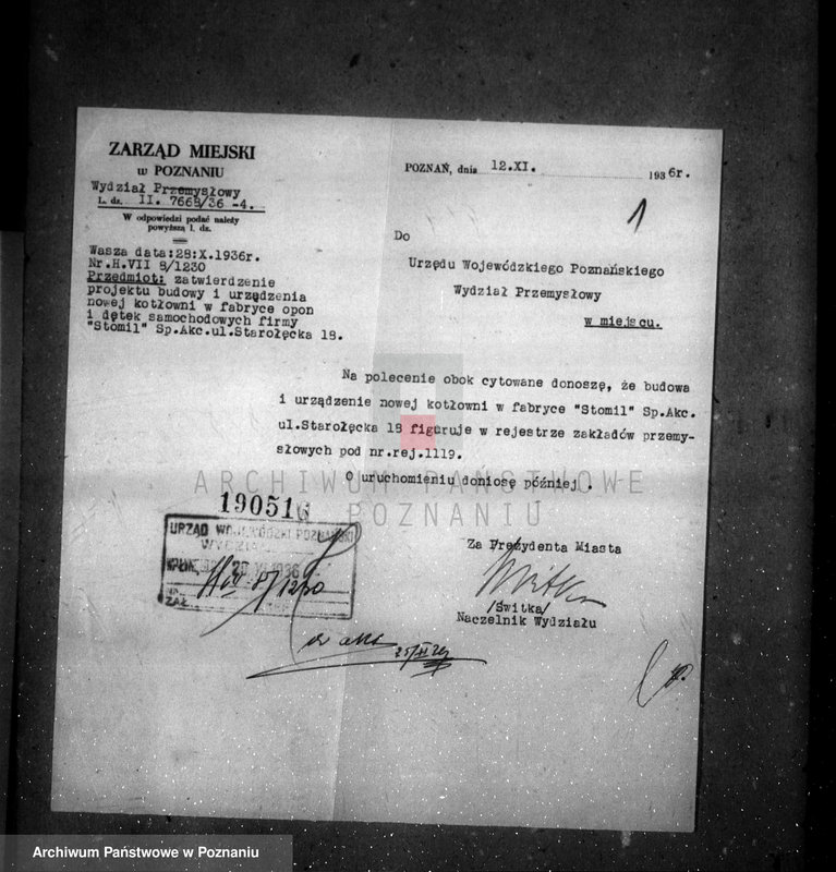 image.from.unit.number "Zatwierdzenie zakładu przemysłowego /kotłowni przy fabryce opon/ Firma Stomil S.A."