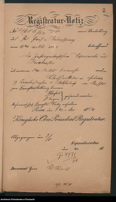 image.from.unit.number "Der Uebertritt polnischer und diesseitiger Untertanen auf preussisches und jenseitiges Gebiet während der polnischen Insurrektion und die dagegen getroffenen Massnahmen."