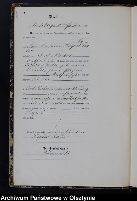 image.from.unit.number "Geburts-Haupt-Register Nr 1 - 150"