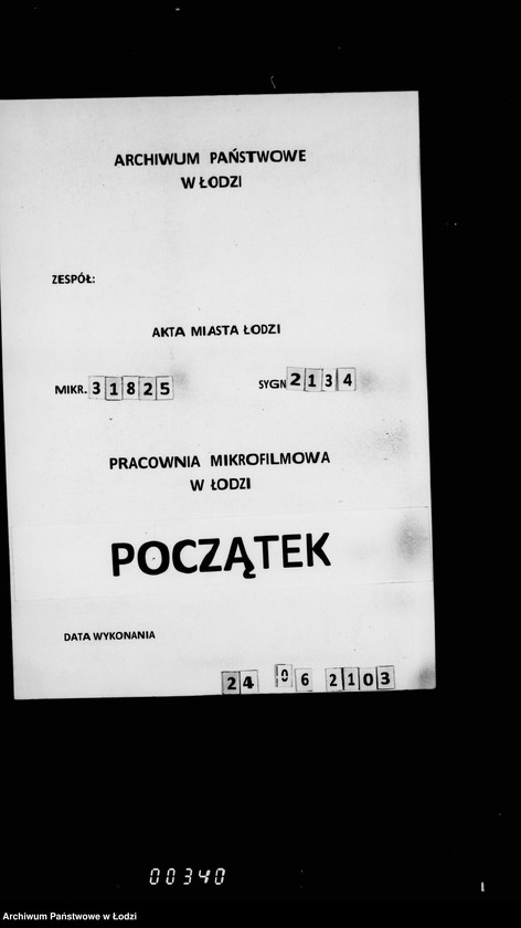 Obraz 1 z jednostki "O najme kvartir dlja okolotočnych nadziratelej lodzinskoj gorodskoj policji"