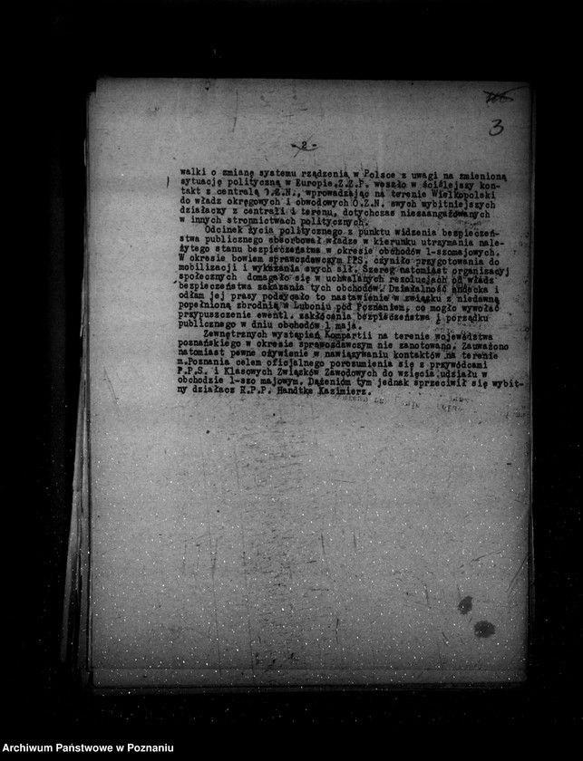 Obraz 7 z jednostki "Sprawozdania ze stanu bezpieczeństwa za miesiąc kwiecień-maj-czerwiec 1938 r."