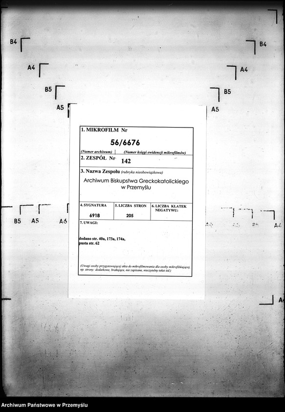 Obraz 2 z jednostki "[Kopie ksiąg metrykalnych parafii Leszczyny z filiami Bielanka, Kuńkowa (dekanat Gorlice)]"