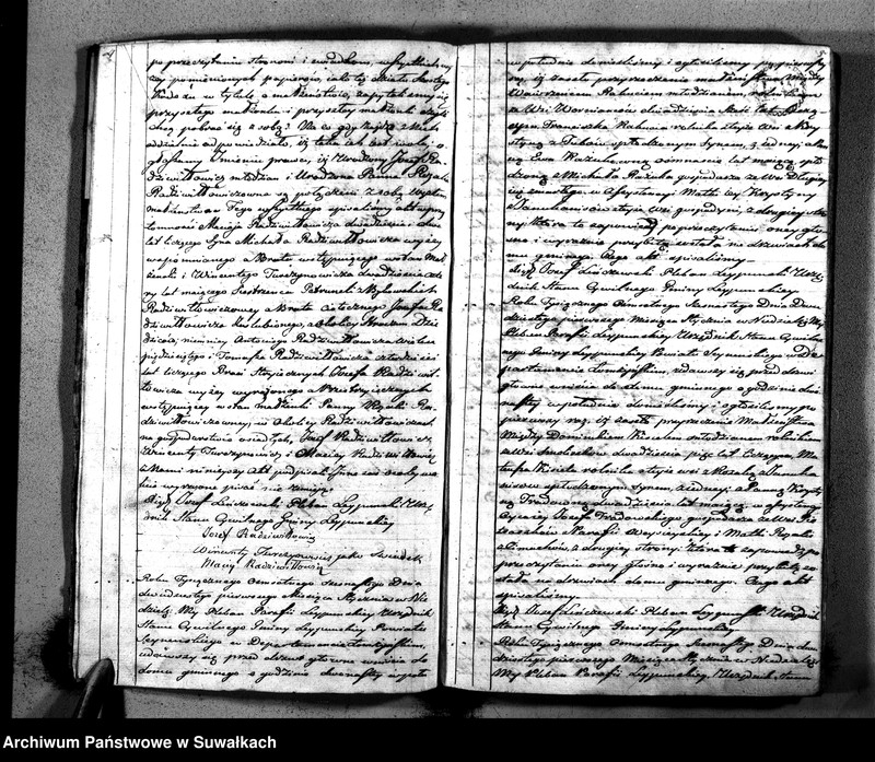 Obraz 5 z jednostki "Księga Aktów Cywilnych Stanu Małżeńskiego Gminy Leypuńskiej Od 1 Stycznia 1816 Ru"