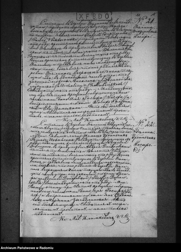 image.from.unit.number "[Duplikat akt urodzonych, zaślubionych i zmarłych parafii Bieliny za 1879 r.]"