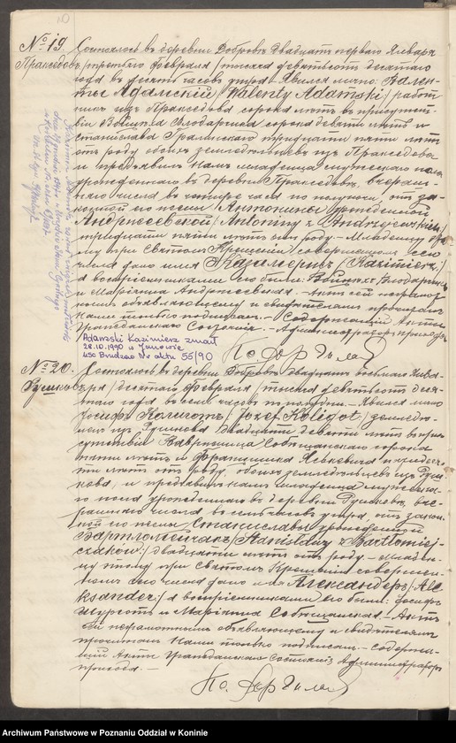 Obraz 13 z jednostki "Księga urodzeń, małżeństw i zgonów [za] rok 1910"