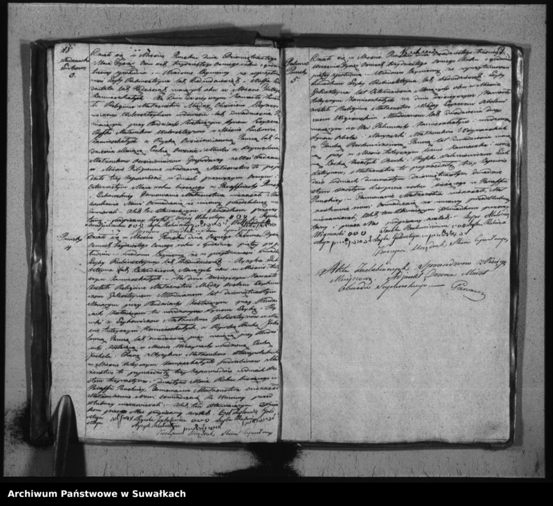 image.from.unit.number "Duplikat Aktów Urodzonych, Umarłych i Zaślubionych Urzędnika Stanu Cywilnego Wyznania Mojżeszowego Okręgu Puńsk z roku 1838."