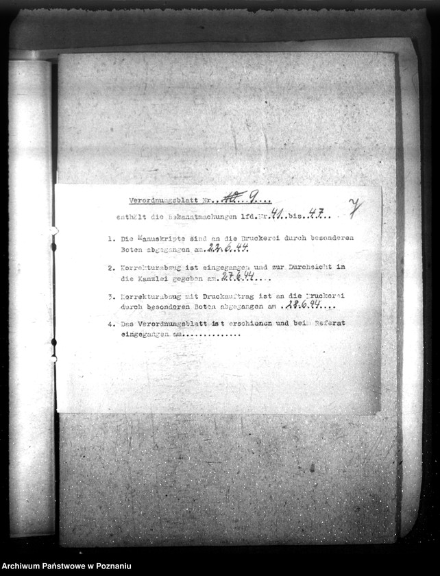 Obraz 11 z jednostki "Verordnungsblatt Nr. 9"