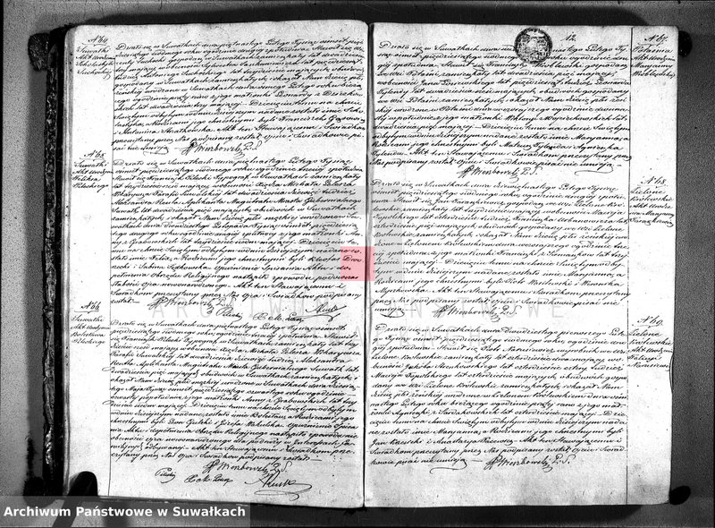 image.from.unit.number "Księga duplikat do zapisywania aktów urodzonych, zaślubionych i zmarłych parafii suwalskiej 1857 rok"