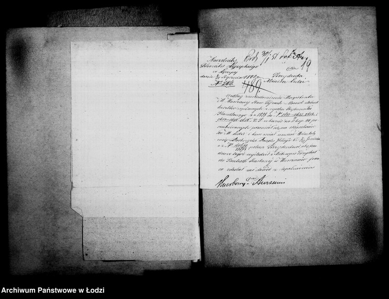 Obraz 19 z jednostki "Akta tyczące się awizacji"