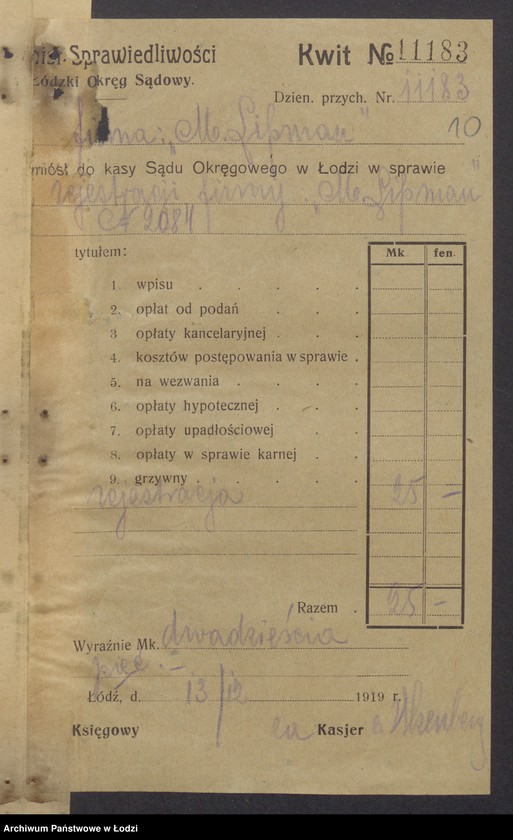 Obraz 12 z jednostki "Moszek Lipman – ponczoszarnia"